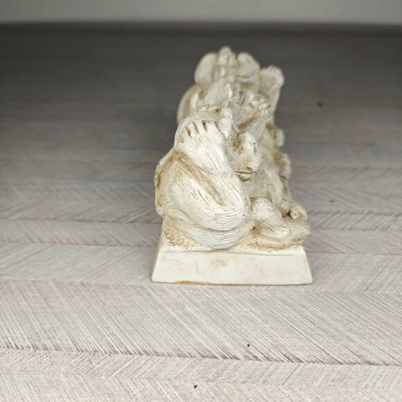 Vintage American Greetings Three Wise Monkeys Funny Novelty Figurine Desk Decor - Picture 4 of 6